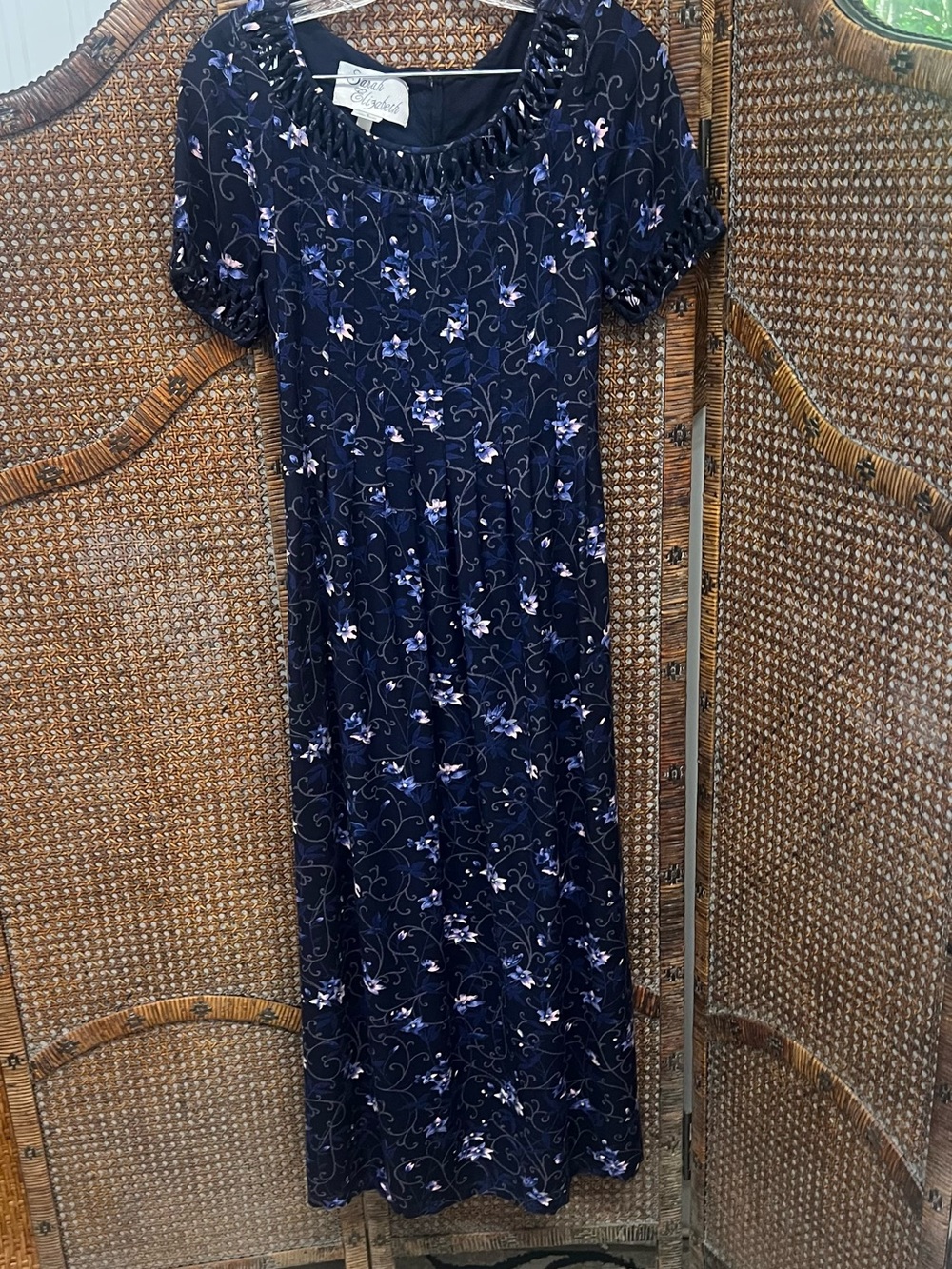 Vintage Sarah Elizabeth dress size 8 granny core